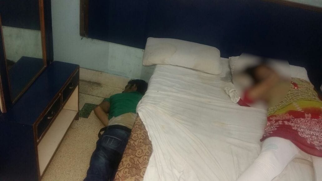 couple committed suicide in hotel.