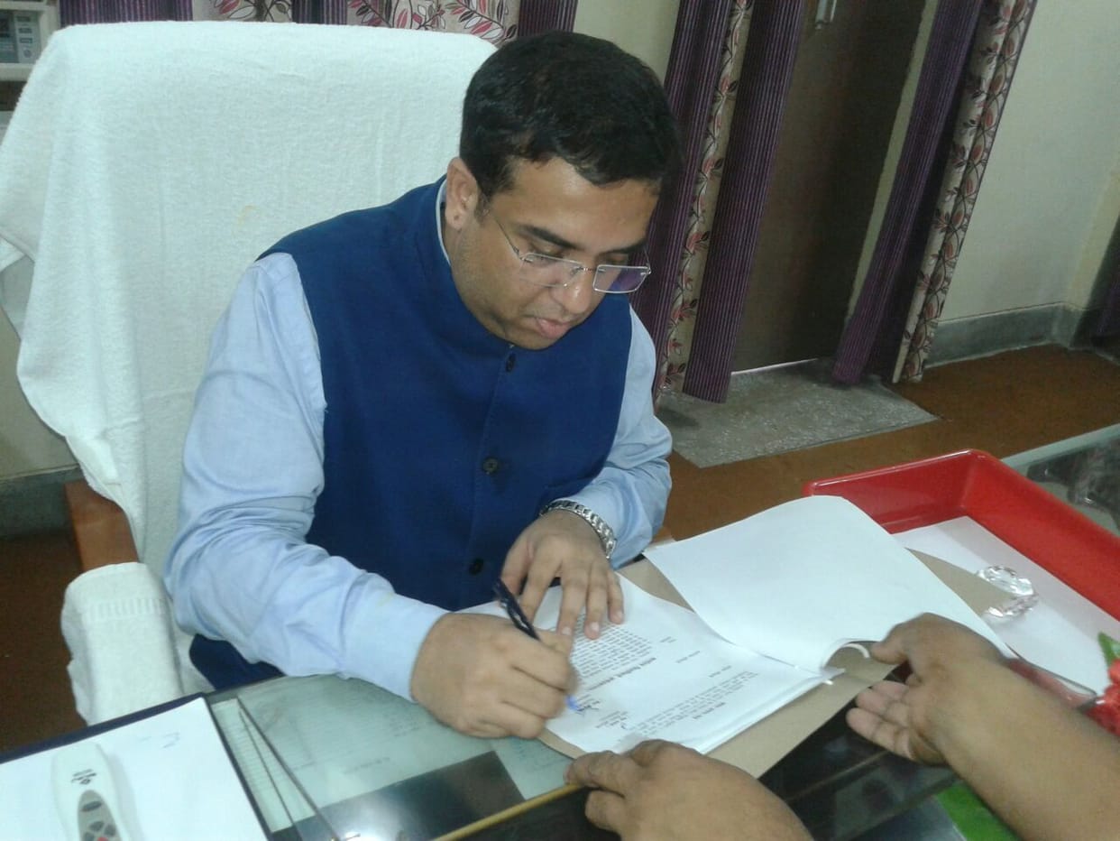 Vaibhav took over as the 28th DM