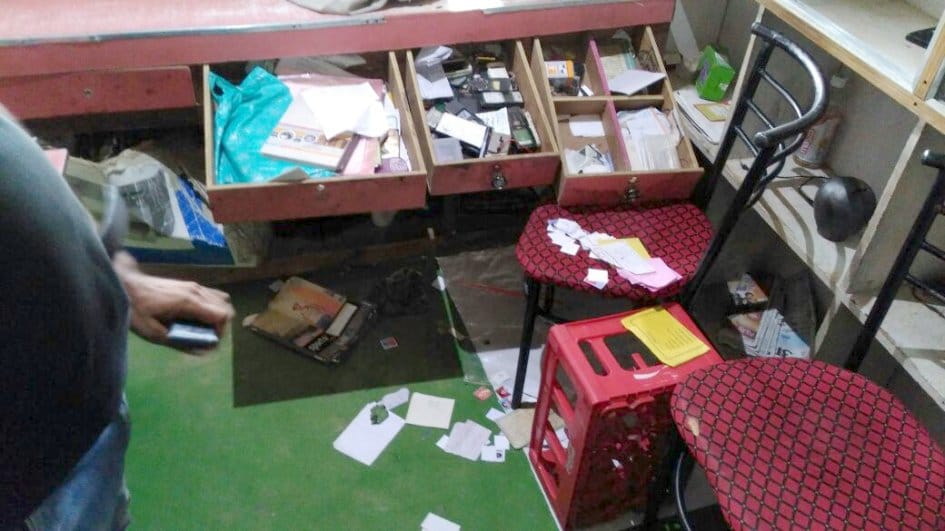 Burglars cash, including goods made millions