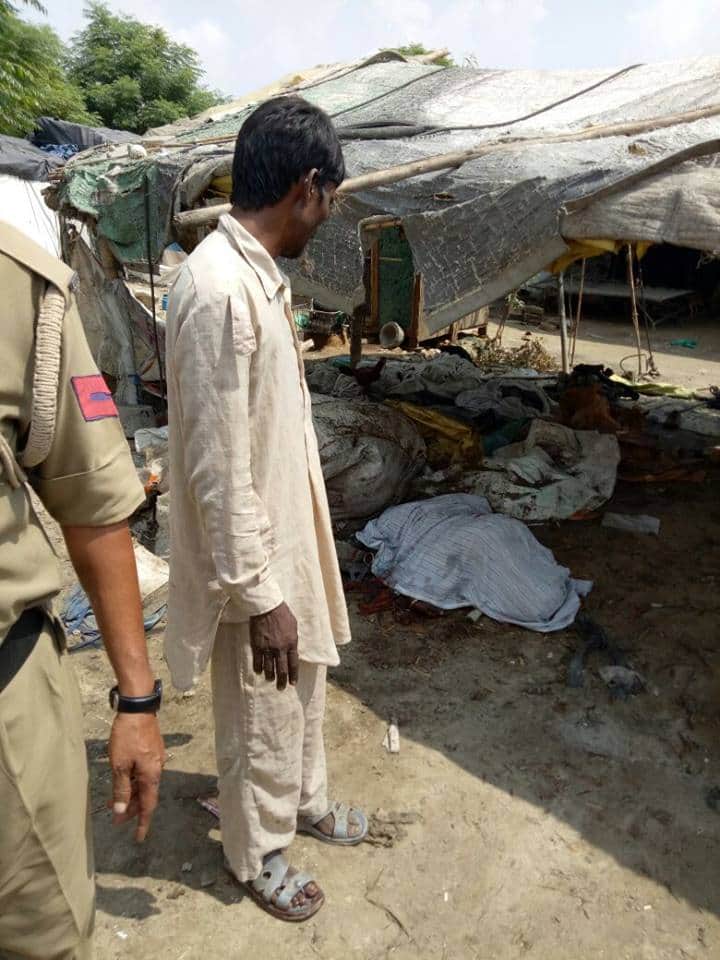 big blast in hoshiarpur junk shop, two people died on the spot
