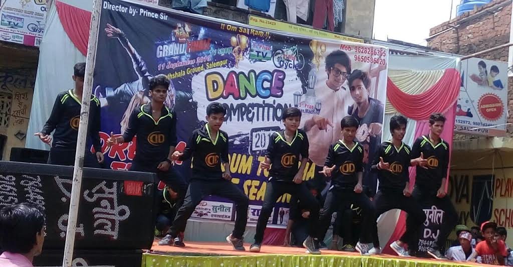 Children participated in the dance competition