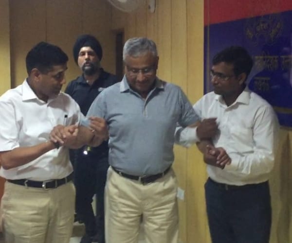 DGP javeed ahmad takes teaser shock   on himself.