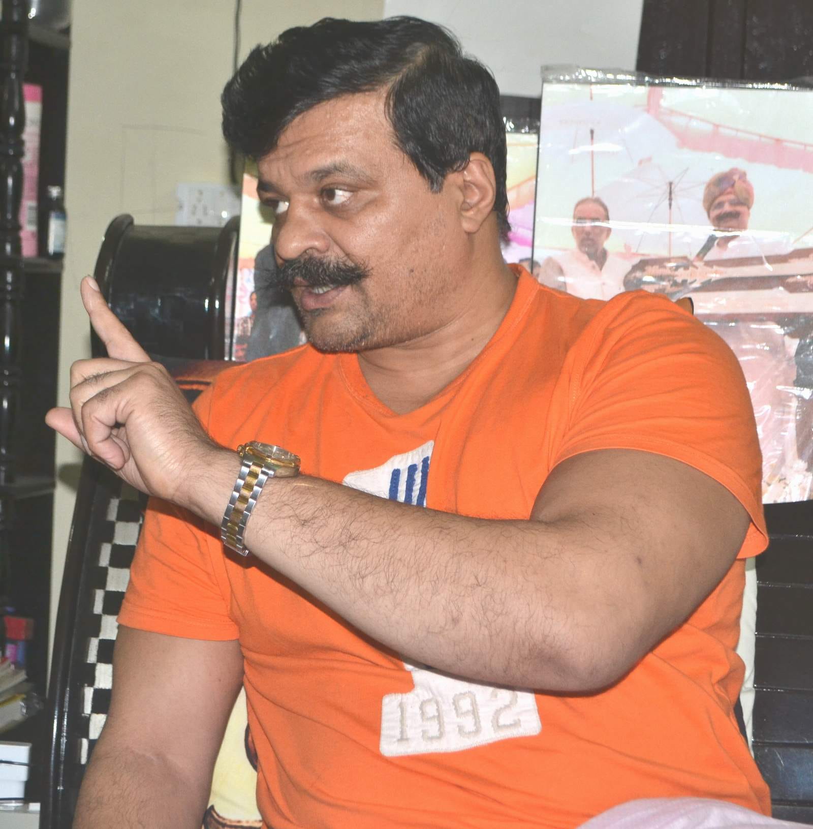 during clicking selfie bjp mla fell into canal