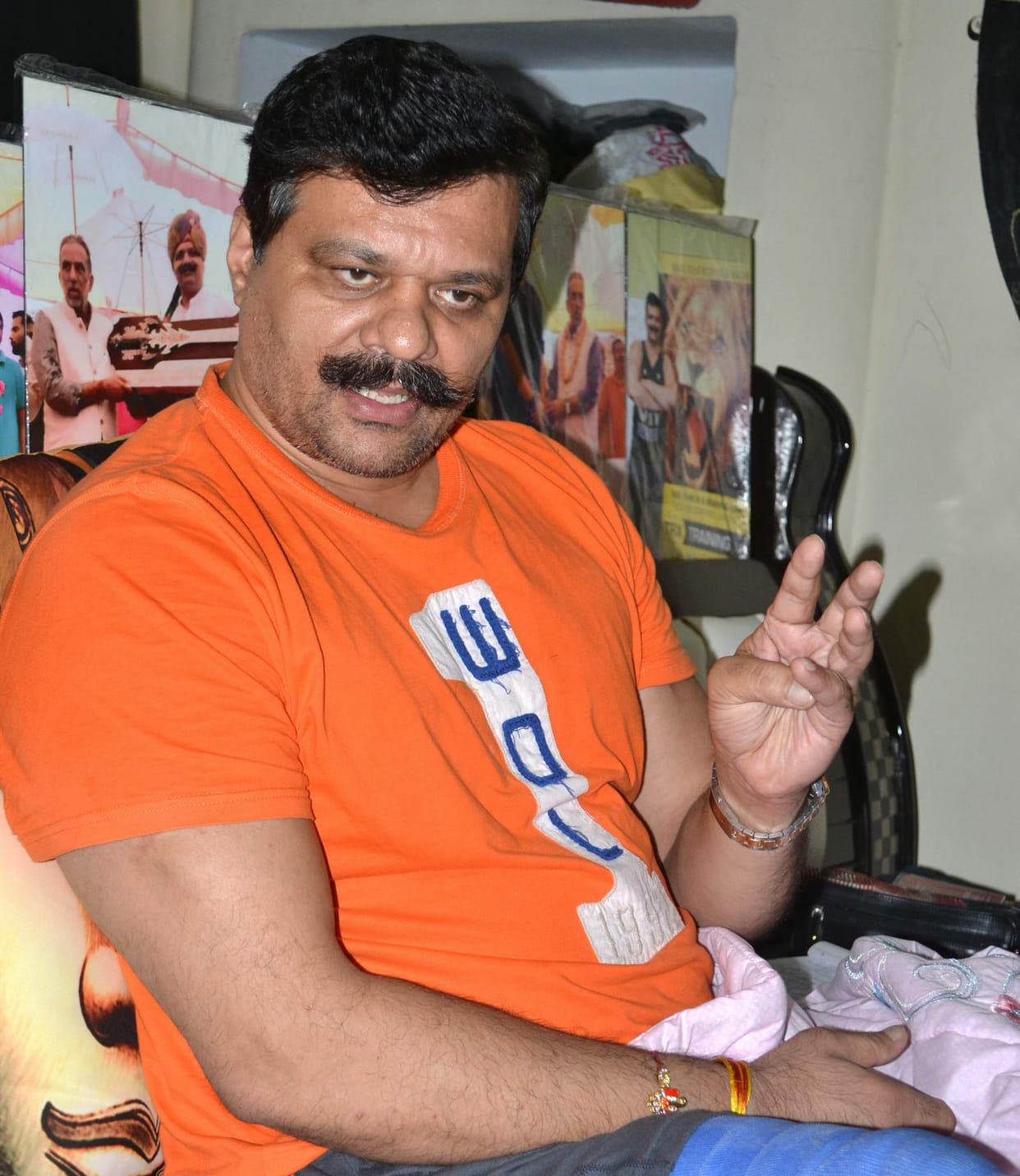 Bjp mla Kunwar Pranav Singh Champion meets modi and shah