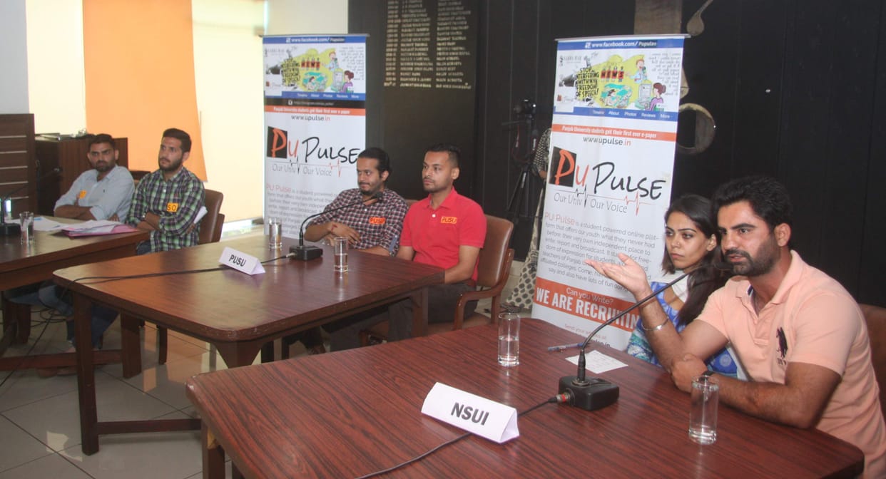 punjab university student council election candidates open house debate in press club