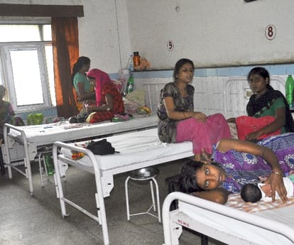 strike in hospitals in Lucknow.