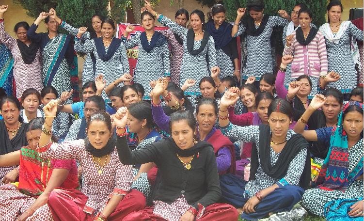 Anganwadi workers the right to request