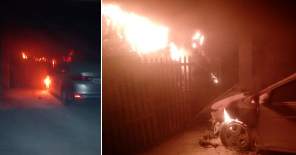 Car fire, explosion, flames, burning cars, Panchkula fire, car got fire, Panchkula car fire