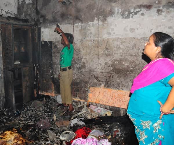 kinnar rubina burn alive in lucknow