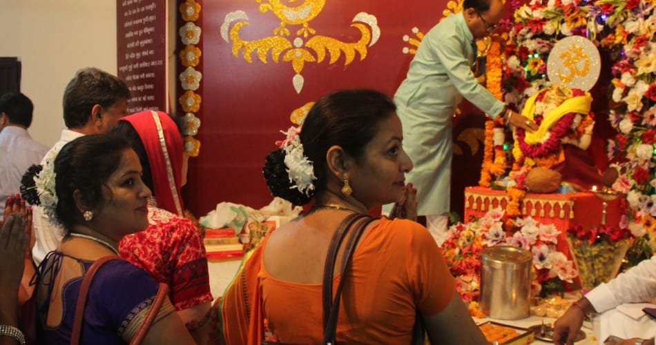 Ganesh festival, Chandigarh, Aarti, hundreds of people, Punjab governor Kaptan singh Solanki