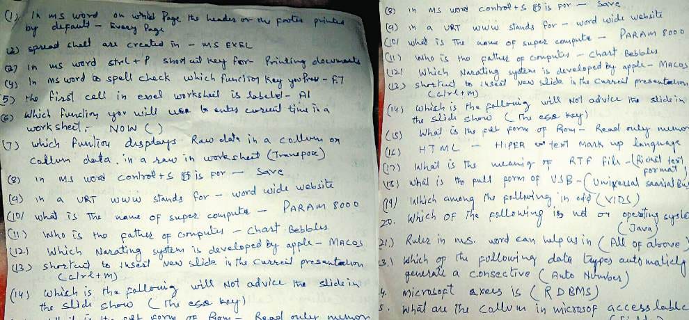 Hrtc Junior Office Assistant Exam Question Paper Leaked in Kangra