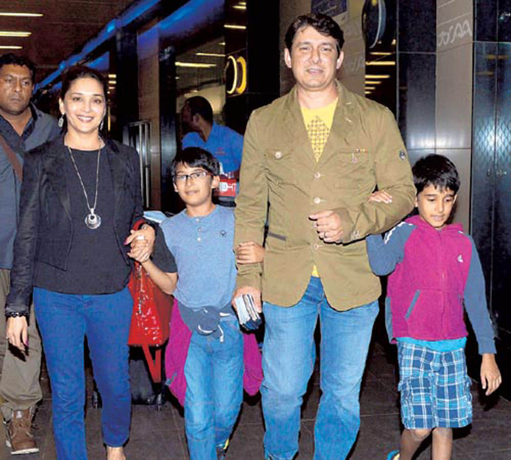 madhuri dixit gone US for treatment