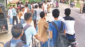 child died in road accident in rakha