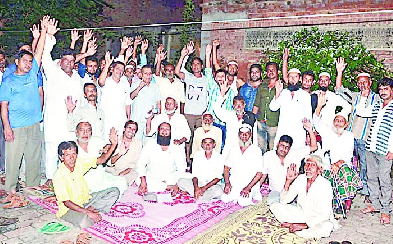 Panchayat hookah water stopped