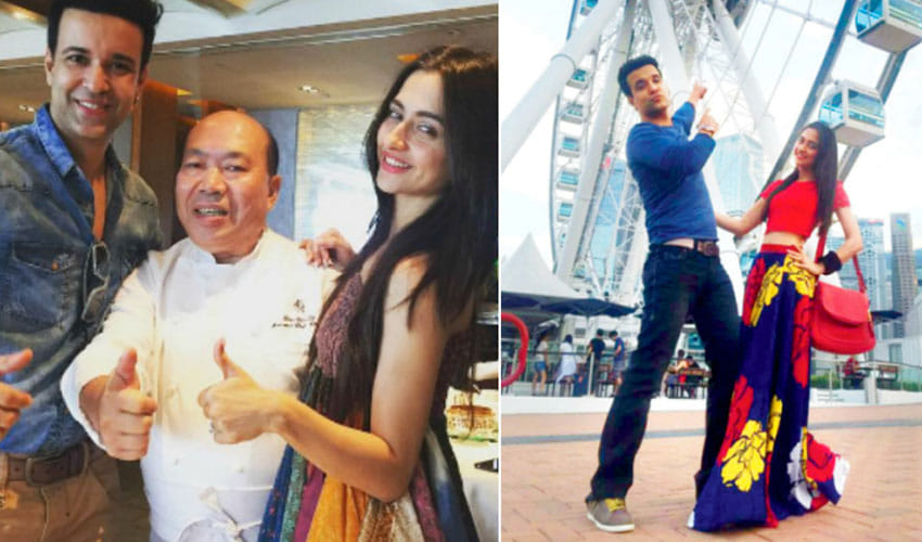 this couple have a great time in hongkong