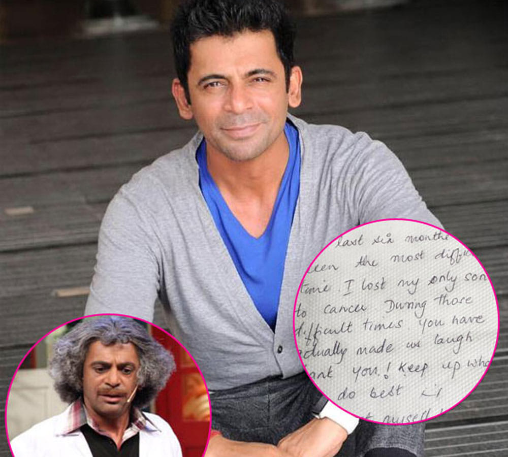 sunil grover fan write a letter