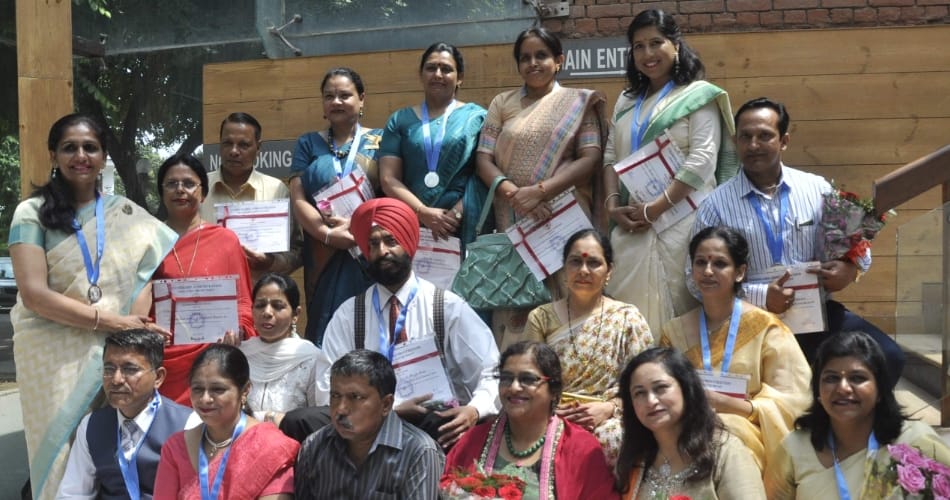 chandigarh teachers special honour in teachers day award ceremony in tagore theatre