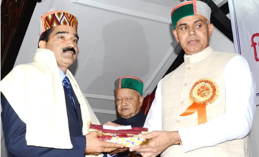 14 Teachers Honoured By Governor Dev Vrat on Teachers day at Shimla.