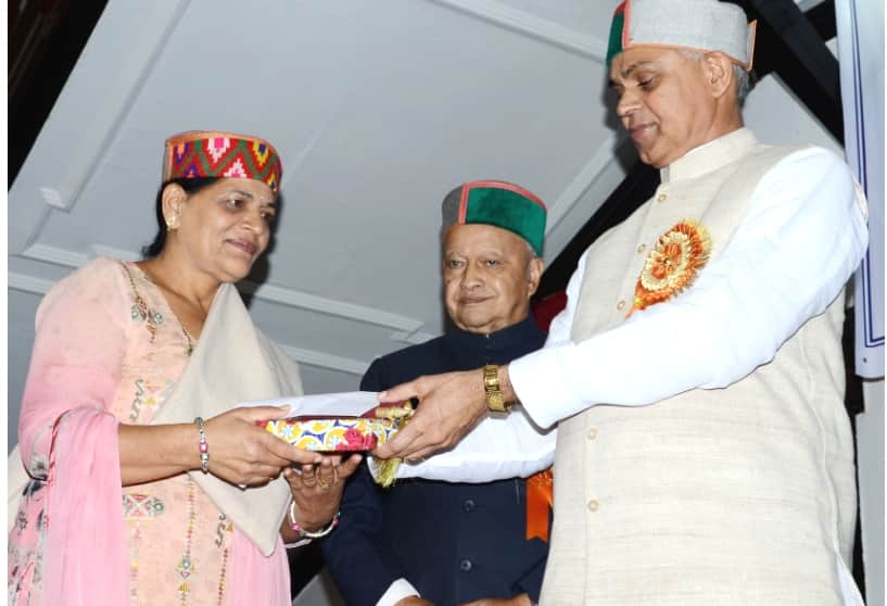 14 Teachers Honoured By Governor Dev Vrat on Teachers day at Shimla.