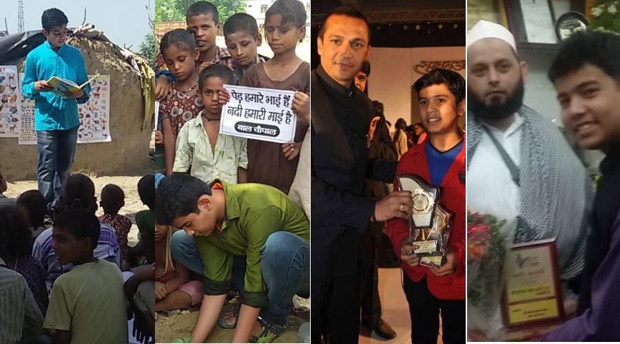 school kid anand krishna mishra teaches slum kid