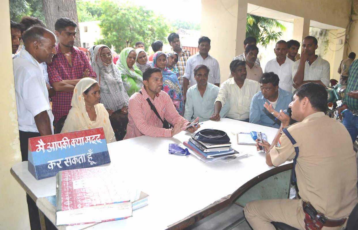 clash in connection of irregularitied in distribution of ration