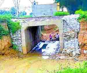 Railway underpass becomes trouble