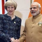PM Modi Meets Britain's Prime Minister Theresa May