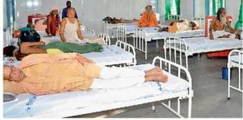 Dahi-bara eating deteriorated condition of five saints