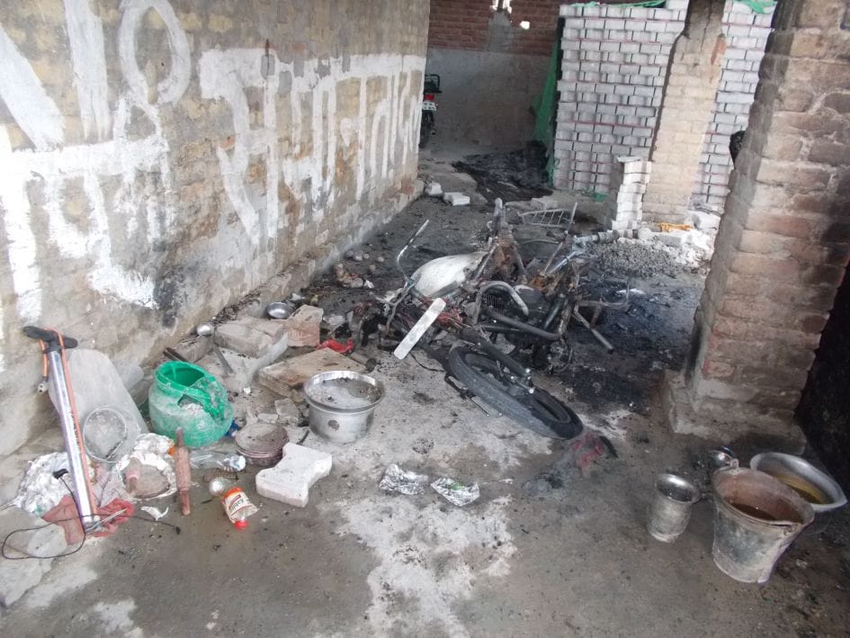 House fire, saved the life of the plant through eight