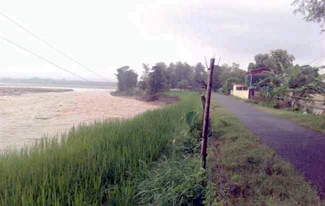 flood in saung river rishikesh
