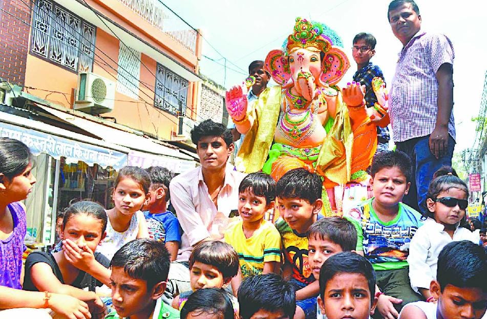 Ganpati Bappa Moria Jaykare coined by city