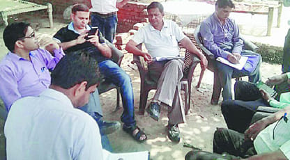 Health Department team arrived to check Gangeru
