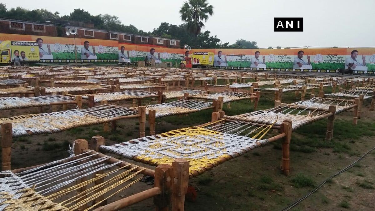 rahul gandhi kisaan yaatra: khat get limlight