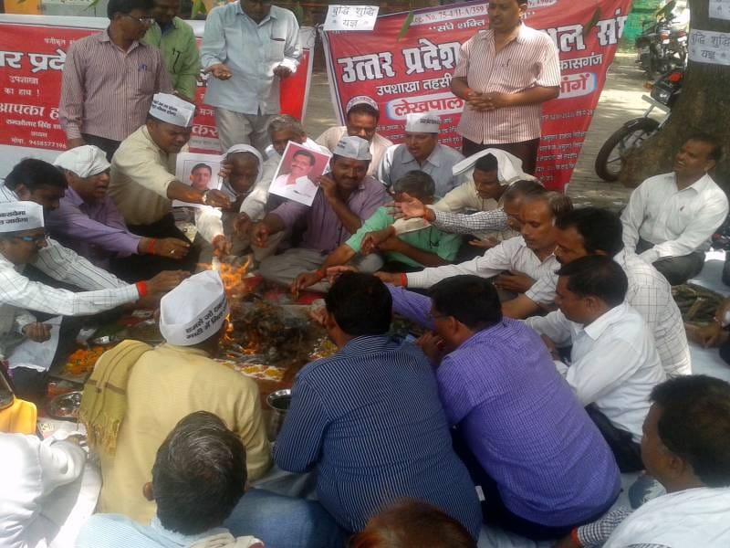 lekhapaalon ne kiya buddhi shuddhi yagy
