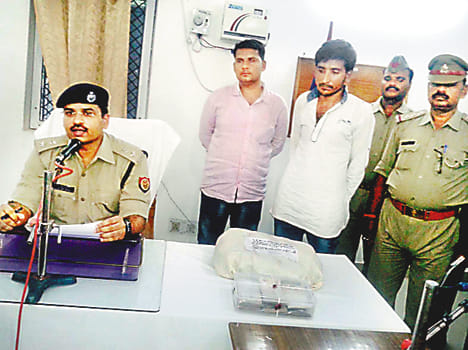 Salesmen derived accused of robbing