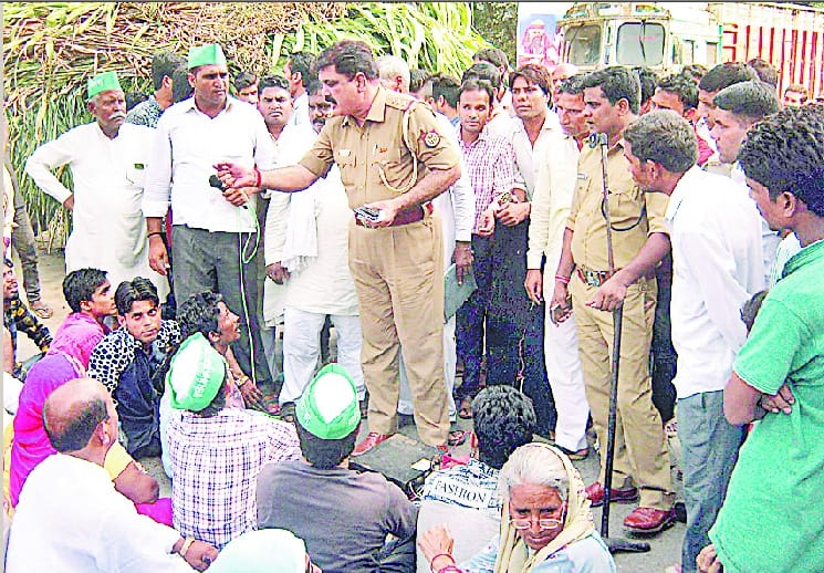 GT Road blocked