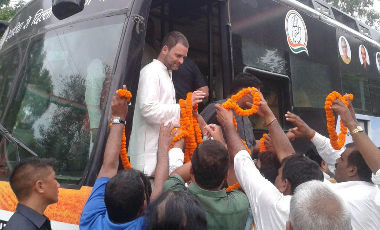 rahul criticised central government