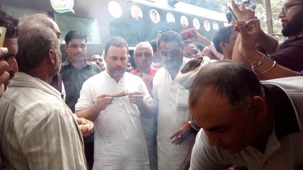 rahul gandhi uttar pradesh kisan yatra