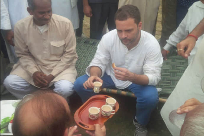 rahul gandhi uttar pradesh kisan yatra