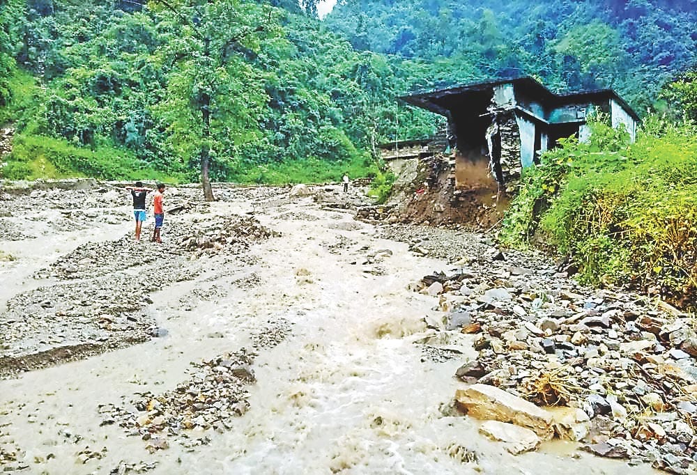 Disaster struck again bairagarh rural