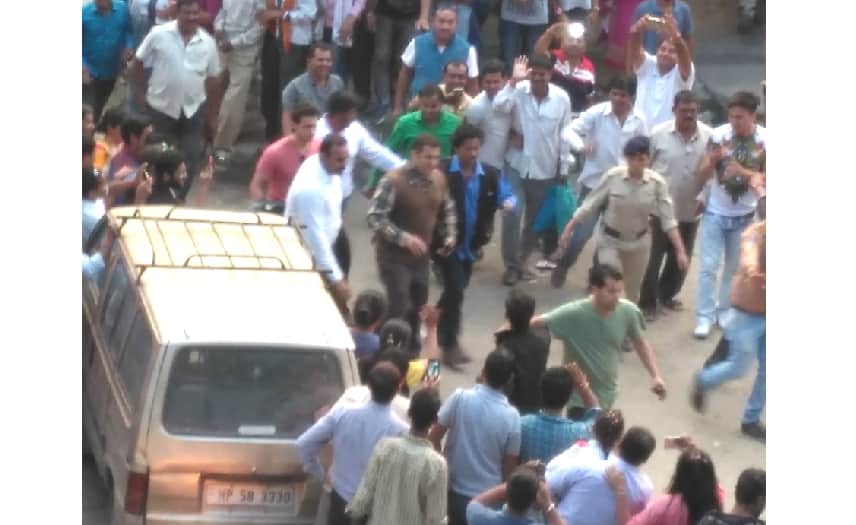 Salman Khan at Manali, Shooting for film tubelight.