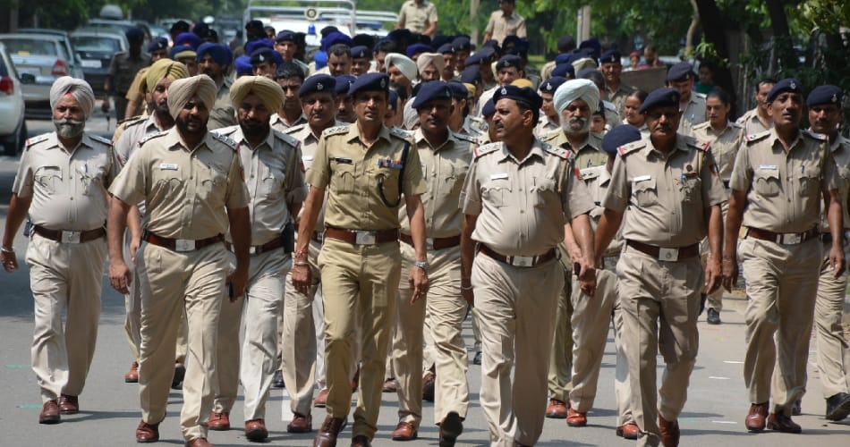 chandigarh police security system for punjab university student council election