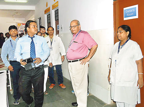 nrhm team looks work in hospital
