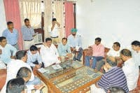 Sector 17 parking construction bestowed kick put, Kurukshetra