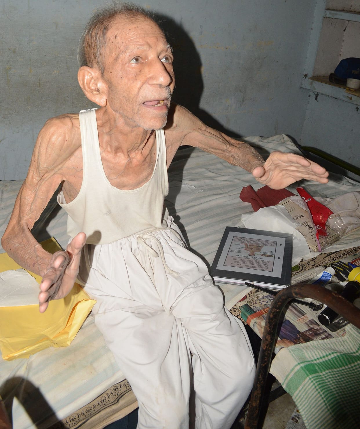 President awards officer condition deteriorated