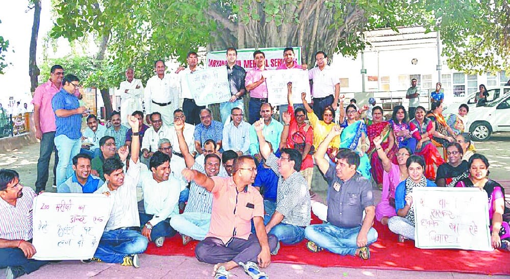 Doctor Strike hisar, Civil hospita hisar, Hisar