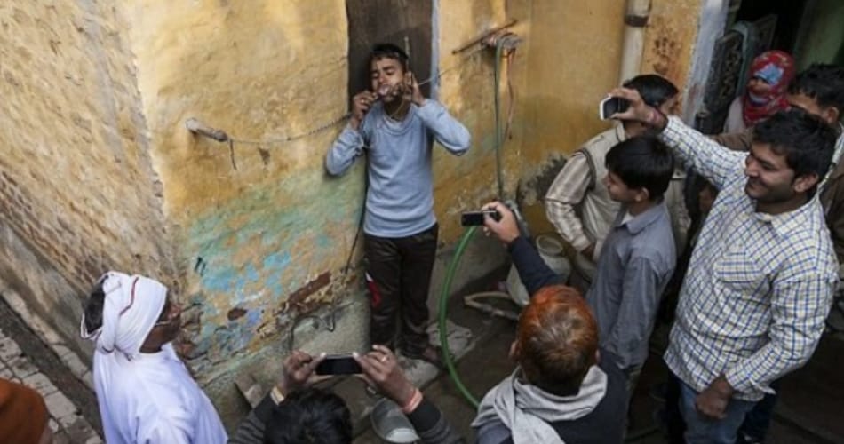 sonipat electric boy deepak jangra, no effect of 11000 volt electric shock on the boy