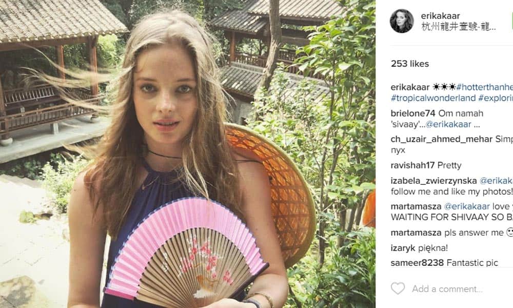 Erika Kaar wants to impress Shahrukh khan