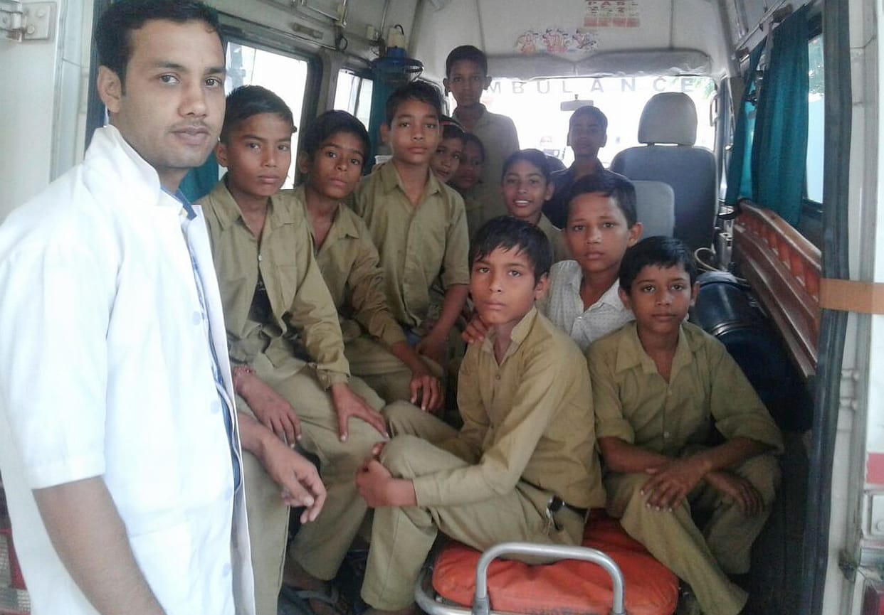 Dozens of children condition deteriorated fever.