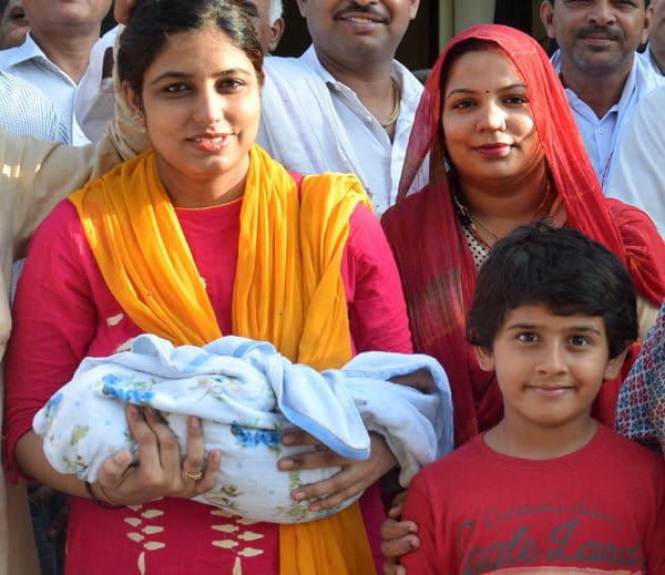 During delivery and pregnancy cleared exam, became topper in civil service
